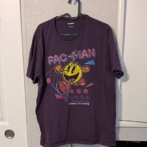 Old Navy Pac-Man Retro Graphic Tee - Purple